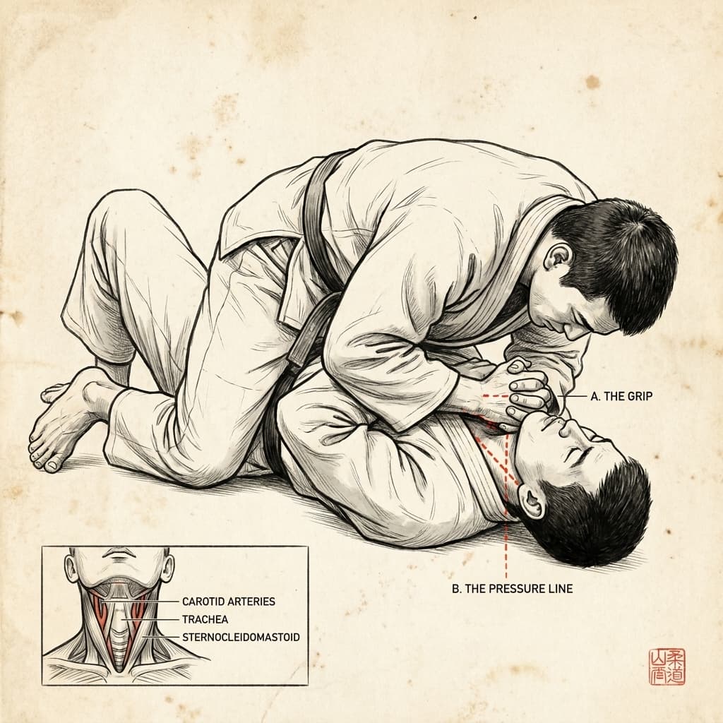 Engraved plate illustrating The Arm Triangle