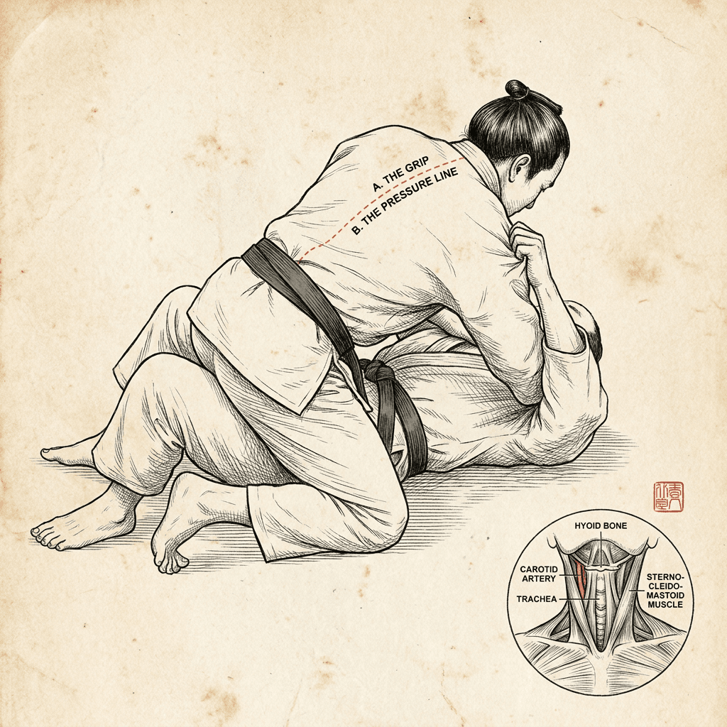 Engraved plate illustrating Grips and the Kill Zone