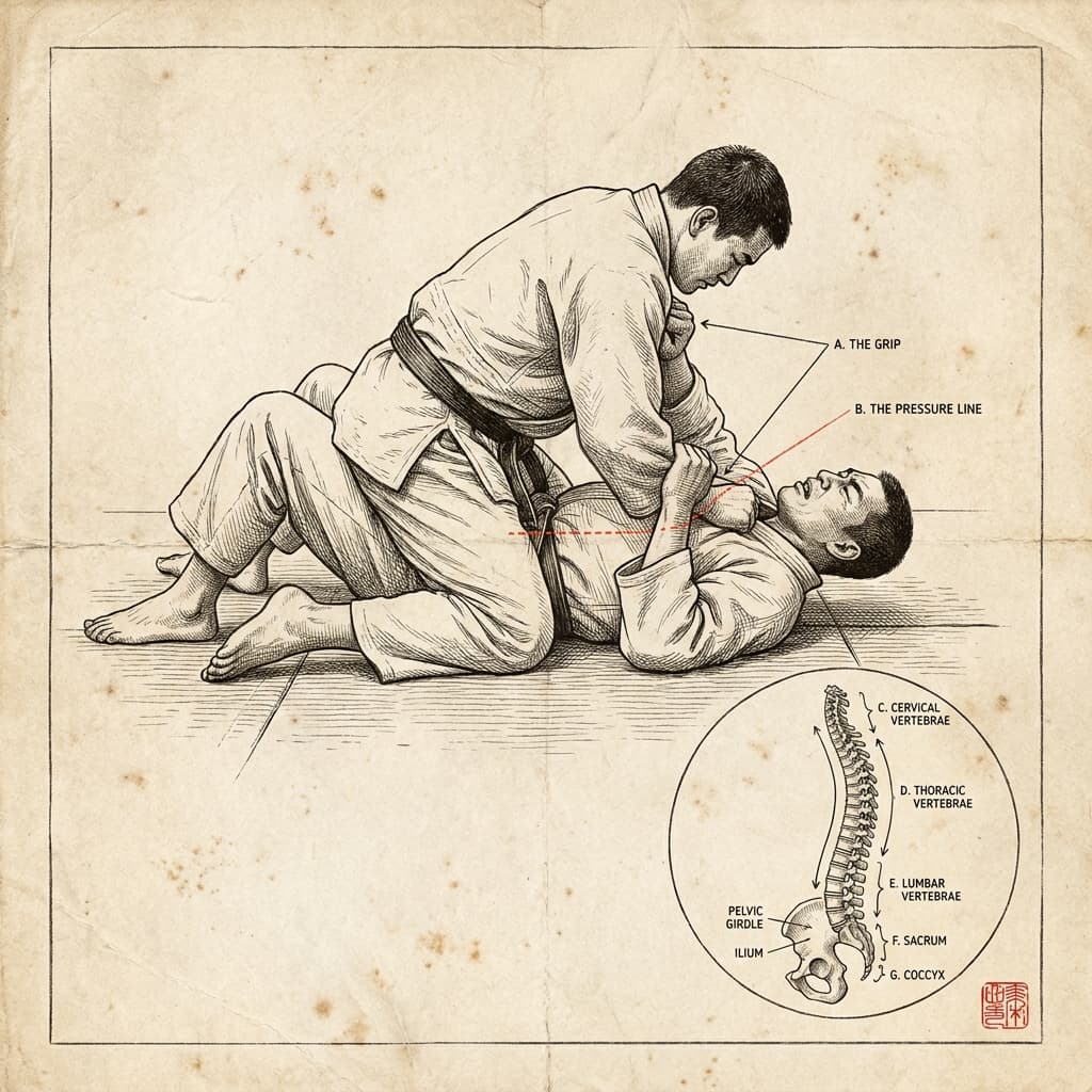 Engraved plate illustrating Breathing Under Pressure